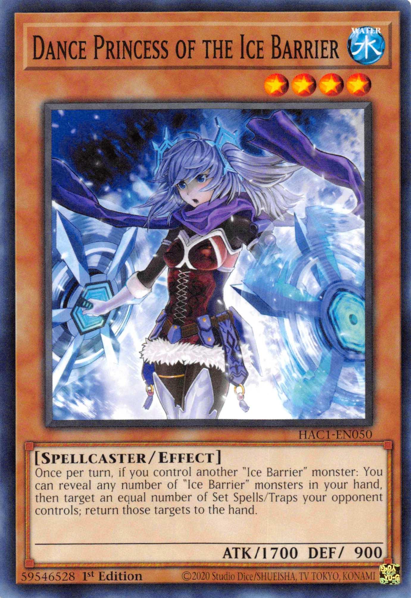 Dance Princess of the Ice Barrier [HAC1-EN050] Common