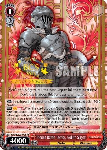 Precise Battle Tactics, Goblin Slayer (GBS/BCS2019-06 PR) [Bushiroad Event Cards]