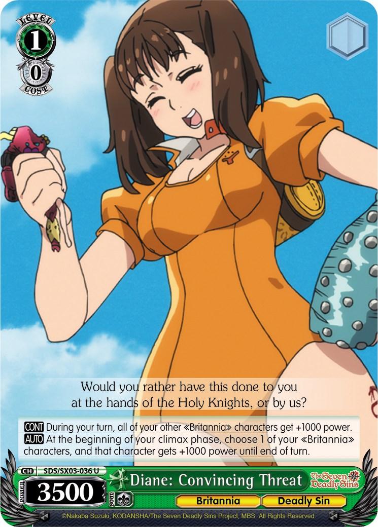 Diane: Convincing Threat (SDS/SX03-036 U) [The Seven Deadly Sins]