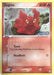 A Slugma (73/115) (Stamped) [EX: Unseen Forces] from Pokémon. The common card showcases Slugma, a red, lava-like creature with yellow eyes. It has 40 HP and features two moves: Yawn, which puts the defending Pokémon to sleep, and Headbutt, which deals 10 damage. The card's number is 73/115.