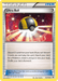 The image is of an Uncommon Pokémon trading card called "Ultra Ball (93/108) [XY: Roaring Skies]" from the Pokémon brand. The card shows a black and yellow Poké Ball emitting a bright, radiant light. As a "Trainer" and "Item" card, it allows players to discard 2 cards to search their deck for a Pokémon, reveal it, and put it into their hand.