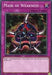 A Yu-Gi-Oh! trading card titled "Mask of Weakness [SBCB-EN123] Common," part of the Speed Duel: Battle City Box. This purple Normal Trap Card showcases an eerie red mask with green eyes and large, curved spikes. The text reads: "Target 1 attacking monster; that target loses 700 ATK until the end of this turn.