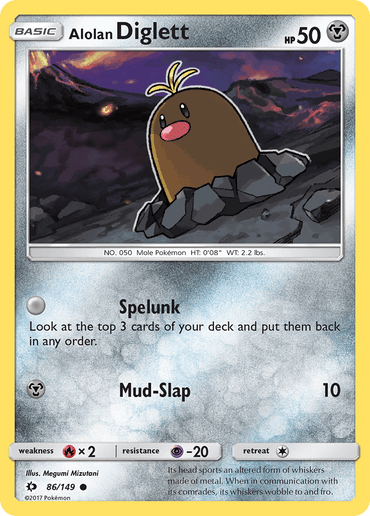 Alolan Diglett (86/149) [Sun & Moon: Base Set]