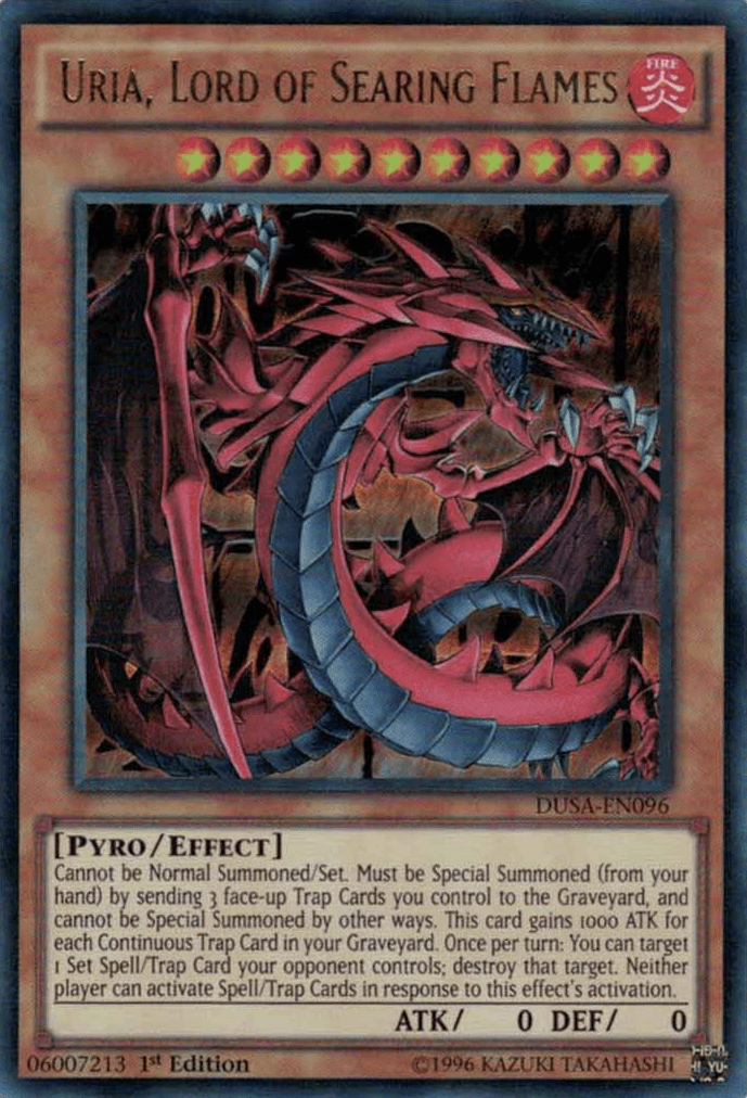 Uria, Lord of Searing Flames [DUSA-EN096] Ultra Rare