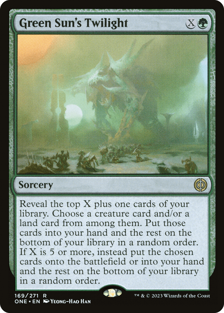 Green Sun's Twilight [Phyrexia: All Will Be One]