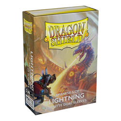 Dragon Shield: Japanese Size 60ct Sleeves - Lightning (Dual Matte)