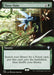 A Magic: The Gathering card from Commander Legends titled "Three Visits (Extended Art) [Commander Legends]" with a green border. Costing one generic mana and one green mana, this sorcery's artwork displays two mystical creatures in a lush forest. The text reads: "Search your library for a Forest card, put that card onto the battlefield, then shuffle your library.