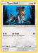 A Type: Null (183/236) [Sun & Moon: Cosmic Eclipse] Pokémon trading card from the brand Pokémon. The card features an illustration of Type: Null, a quadrupedal Pokémon with a bird-like mask and metallic parts. With 110 HP and an "Air Slash" attack dealing 50 damage, the Colorless card text includes additional details and stats.