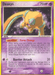A Pokémon Deoxys (18/107) [EX: Deoxys] depicting Deoxys, part of the EX: Deoxys series. It has 70 HP and features a striking purple and yellow design. With special abilities “Form Change” and “Barrier Attack,” which deals 20 damage, this Rare Basic card includes detailed text descriptions and shows Deoxys in an offensive pose.