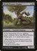 A Magic: The Gathering card titled "Weed-Pruner Poplar [Morningtide]." The card has a black border with a greenish-tinted illustration of a menacing treefolk creature. The Creature — Treefolk Assassin appears anthropomorphic with branches for arms and roots. It is a 3/3 that gives target creature -1/-1 until end of turn, costing 4 black mana.
