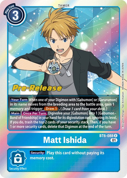 A Digimon card named 