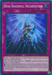 A Yu-Gi-Oh! trap card titled "Resh Shaddoll Incarnation [SDSH-EN033] Super Rare" from the *Super Rare* Shaddoll Showdown set. The illustration depicts a mystical armored warrior illuminated by radiant blue light, emitting energy beams. The card's text is bordered in pink and includes various gameplay instructions and effects.