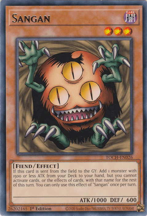 A Yu-Gi-Oh! card named 