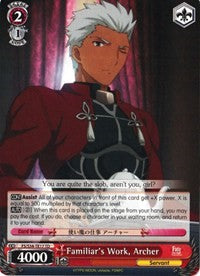 Familiar's Work, Archer (FS/S34-TE17 TD) [Fate/Stay Night [Unlimited Blade Works]]