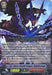 A trading card from the "Cardfight!! Vanguard" game featuring the Double Rare, Shura Stealth Dragon, Kabukicongo (BT13/010EN) [Catastrophic Outbreak]. The Abyss Dragon has dark, menacing armor with purple and blue hues, jagged wings, and a fiery background. Text describing its abilities and stats is on the card. The power level is 11000. This card is produced by Bushiroad.