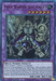 A Yu-Gi-Oh! trading card titled "Fossil Warrior Skull Knight [GFP2-EN129] Ultra Rare" from the Ghosts From the Past set. This Ultra Rare card features a skeletal warrior clad in tattered armor, wielding a large spiked club. It's Rock, Fusion, and Effect type with 2400 attack and 1100 defense, set against a dark, mystical aura.