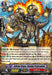 A Promo Rare card depicting Collision Dragon, Charging Pachycephalo (PR/0340EN) [Promo Cards] from Bushiroad. The dinosaur-like creature has mechanical armor and weapons, with a rider controlling it. The background shows an explosive, chaotic scene. The card text outlines its abilities within the Dragon Empire, boasting a power of 7000 and critical value of 1.