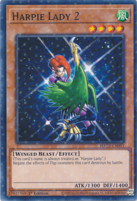 Harpie Lady 2 (Duel Terminal) [HAC1-EN011] Common