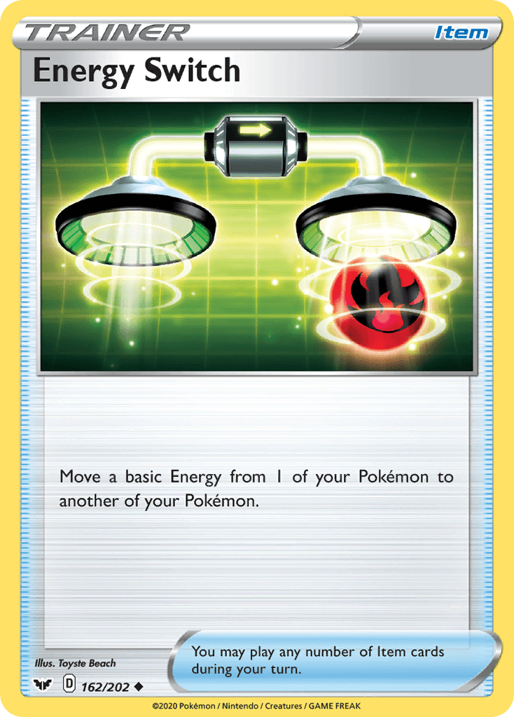 A Pokémon trading card titled 