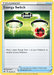 A Pokémon trading card titled "Energy Switch (162/202) [Sword & Shield: Base Set]" from the brand Pokémon. The card features an illustration of two large green lights shining down, connected by a glowing yellow energy stream. Beneath the left light is an energy symbol, and beneath the right light is a Pokéball. The card's text reads, "Move a basic Energy from 1 of your Pokémon to another of your