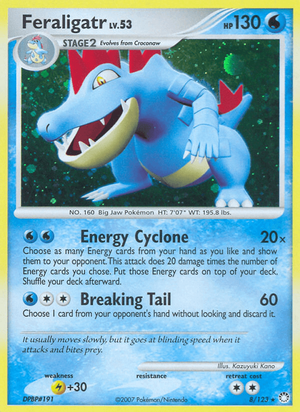 Feraligatr (8/123) [Diamond & Pearl: Mysterious Treasures]