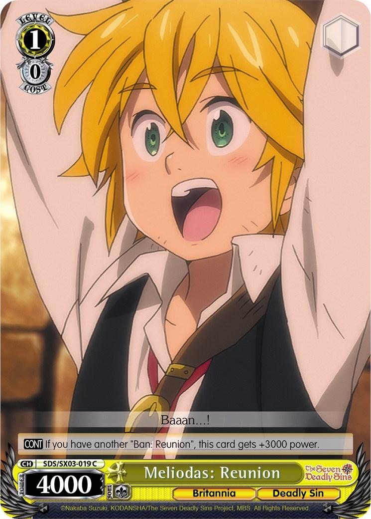 Meliodas: Reunion (SDS/SX03-019 C) [The Seven Deadly Sins]