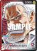 A trading card featuring Monkey D. Garp from "One Piece." He is shown with a determined and intense expression. The Leader Card, released in 2023, has a power value of 5000 and belongs to the Navy faction. The ability description is partially visible, hinting at its role in the Paramount War saga. The word "SAMPLE" is overlaid on the image. This product is called Monkey.D.Garp (Alternate Art) [Paramount War] by Bandai.