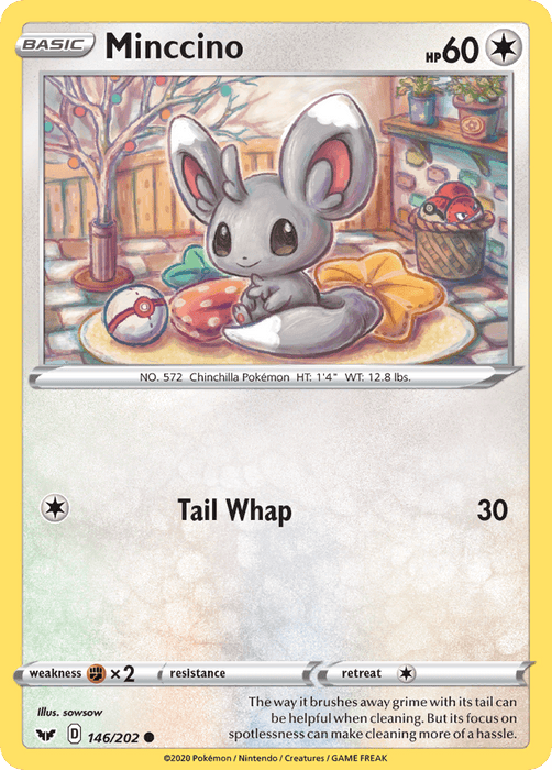 Minccino (146/202) [Sword & Shield: Base Set]