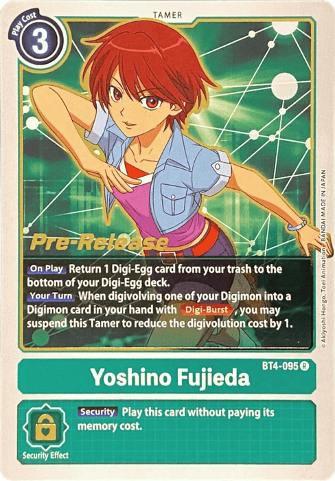 Yoshino Fujieda [BT4-095] [Great Legend Pre-Release Promos]