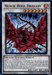 Image of a Yu-Gi-Oh! trading card named "Black Rose Dragon [DUDE-EN010] Ultra Rare." The Ultra Rare card features a red dragon with rose-themed wings and petals. It has 2400 ATK, 1800 DEF, is a Level 7 Synchro/Effect Monster from Duel Devastator with an effect that can destroy all cards on the field when summoned.