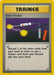 A Pokémon card titled "Trainer" displays "Item Finder" at the top beneath a yellow bar. The Rare Base Set Unlimited illustration features a mechanical device with two sparking yellow bulbs and a handle. Instructions read: "Discard 2 of the other cards from your hand to put a Trainer card from your discard pile into your hand." The card is numbered 74/102, from 1995, known as Item Finder (74/102) [Base Set Unlimited] by Pokémon.