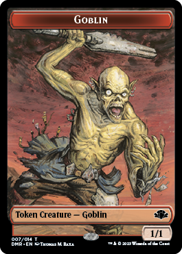 Goblin // Griffin Double-Sided Token [Dominaria Remastered Tokens]