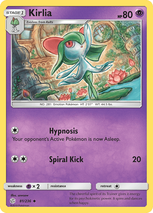 Kirlia (81/236) [Sun & Moon: Cosmic Eclipse]