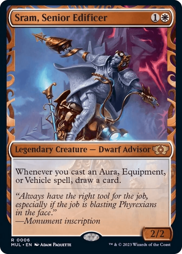 A fantasy card from Magic: The Gathering features 