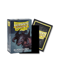 Dragon Shield: 100ct Outer Sleeves - Matte Black (Standard)