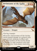 A Magic: The Gathering card named "Incinerator of the Guilty (Showcase) [Murders at Karlov Manor]," a Mythic rarity Dragon creature. The illustration depicts a flying dragon with brown scales and wings, emitting flames. Boasting 6 power and 6 toughness (6/6), it has abilities like flying, trample, and dealing damage while collecting evidence. Cost: 4 colorless, 2 red mana.