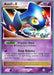 A prestigious Pokémon trading card features the Ultra Rare Azelf LV.X (140/146) (Boltevoir - Michael Pramawat) [World Championships 2010] with HP 90, adorned in a purple and blue color scheme. The moves listed are Psychic Aura and Deep Balance. The artwork showcases Azelf's serene expression, large expressive eyes, and mid-air grace, enhanced by holographic elements from the World Championships 2010 series.