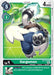 A Digimon trading card featuring Gargomon [BT3-048] (Winner Pack Next Adventure) from the Release Special Booster Promos series. It boasts a play cost of 5 and a digivolve cost of 3 from a Level 3 Digimon. The dynamic image shows Gargomon equipped with dual guns against a green geometric background, with 4000 DP and a special ability.