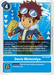 A Digimon card featuring Davis Motomiya, a character with spiky red hair, yellow goggles, a blue jacket with yellow cuffs, and yellow gloves. The Davis Motomiya [BT3-093] [Release Special Booster Ver.1.5] card layout includes cost, effects, and security text in specified sections, with "Davis Motomiya" labeled at the bottom.