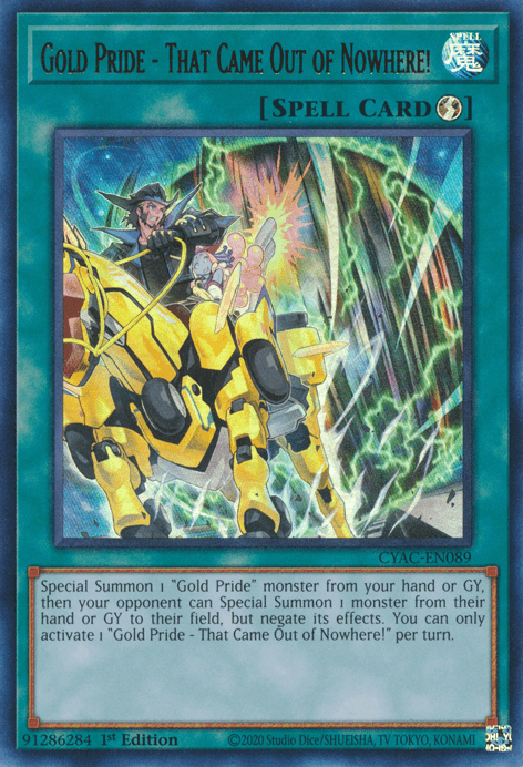 A Yu-Gi-Oh! trading card titled 