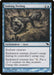 The Magic: The Gathering product Sinking Feeling [Shadowmoor] is an Enchantment - Aura from the Shadowmoor set. The illustration depicts a creature trapped in a murky, ground-like substance. Text reads: "Enchant creature. Enchanted creature doesn't untap during its controller's untap step. Enchanted creature has '(1), Put a -1/-1 counter on this creature: Untap.