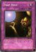 Yu-Gi-Oh! Trap Hole [SDK-033] Common features an illustrated giant monster clawing out of a hole. Card text describes the effect: If the ATK of a monster summoned by your opponent (excluding Special Summon) is 1,000 points or more, the monster is destroyed. Details: Common, 1st Edition, SDK-033, Starter Deck: Kaiba.