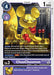 A Digimon trading card featuring ChuuChuumon [BT10-073] [Xros Encounter Pre-Release Cards]. The card displays a menacing yellow mouse-like creature with patchwork details, red eyes, and a sinister grin. It has a blue border at the top and purple at the bottom. Text details its abilities, with "Pre-Release" highlighted and a subtle nod to Yuu Amano's Bagra Army.