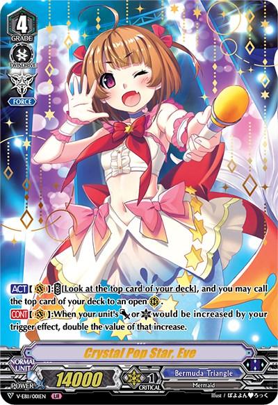 Crystal Pop Star, Eve (Hot Stamped) (V-EB11/001EN) [Crystal Melody]