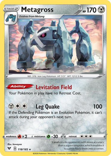 Metagross (118/185) [Sword & Shield: Vivid Voltage]