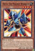 A Yu-Gi-Oh! trading card titled "Delta The Magnet Warrior [SBCB-EN026] Common" showcases a robot with blue and gray metallic armor. Its blocky, angular design features glowing red eyes and electric sparks. This Effect Monster has stats of ATK 1600 and DEF 1400, presented in the iconic framed layout from the Battle City Box series.