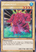 A Yu-Gi-Oh! Kabazauls [LCJW-EN142] Secret Rare card from Legendary Collection 4: Joey's World features a large, pink dinosaur-like monster resembling a hippopotamus. It emits green and yellow light rays from its back. This Secret Rare card is labeled as 1st Edition with an attack power of 1700 and defense power of 1500.