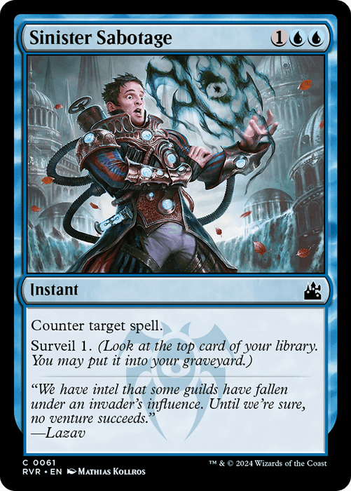 Sinister Sabotage [Ravnica Remastered]