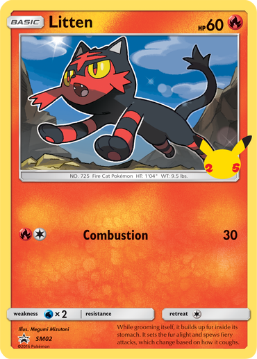 Litten (SM02) (Jumbo Card) [First Partner Pack]