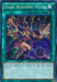 A "Yu-Gi-Oh!" card titled "Dark Burning Magic [LDK2-ENS05] Secret Rare." The artwork depicts Dark Magician and Dark Magician Girl casting a powerful magical spell with swirling dark and light energies. This Quick Play Spell Card has the effect to destroy all cards the opponent controls if specific conditions are met.